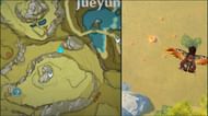 Pyro Slimes West of Taishan Mansion